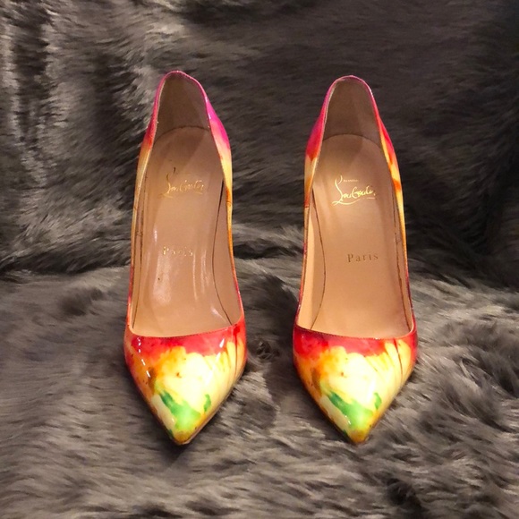 Christian Louboutin Shoes - Multi color print so Kate’s